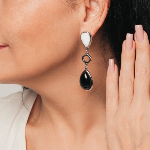 Серьги Possebon Madre, Agata Preto, A0585.1.4 S фото 4